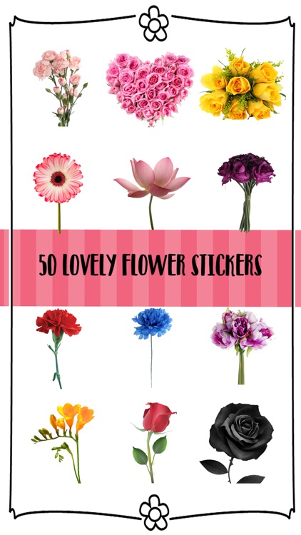 Lovely Flower Stickers