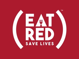 Say it all with food pun stickers designed in support of EAT (RED) SAVE LIVES, a culinary campaign that turns food & drink into a force to fight AIDS every June