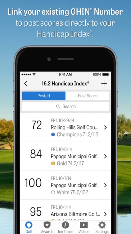 Golfshot: Golf GPS + Scorecard + Handicaps screenshot-3