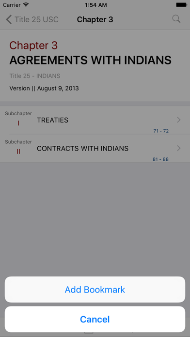 How to cancel & delete 25 USC - Indians (LawStack Series) from iphone & ipad 3