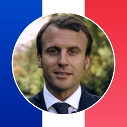 Macron Président 2017-2022 Stickers autocollants