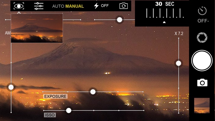 Night Vision-Manual Camera Pro. Slow shutter