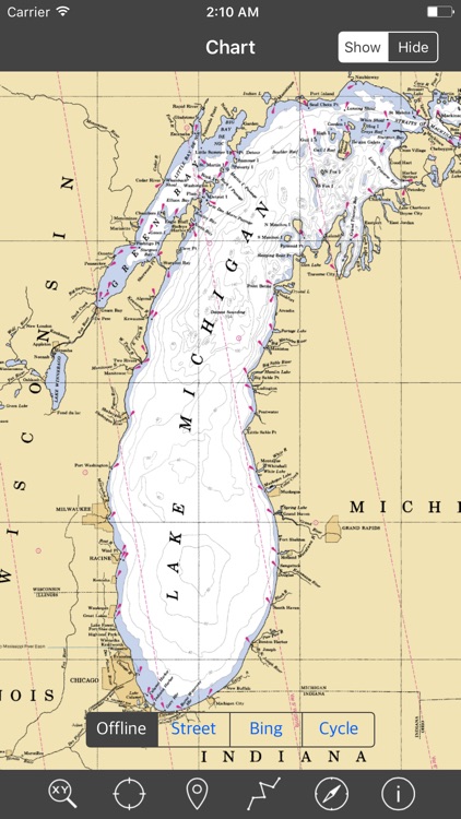 Lake Michigan – Raster Nautical Charts
