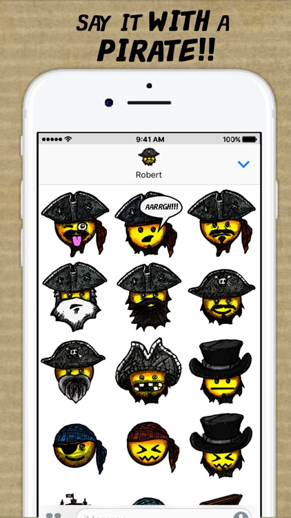 Ye Old Time Pirate Mojis