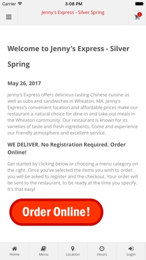 Jenny's Express Wheaton(圖1)-速報App