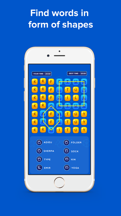 Pin Shape - word game puzzle fun brain challengeのおすすめ画像2