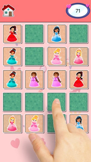 Princesses Find the Pairs Learning Game for 3 – 5(圖4)-速報App