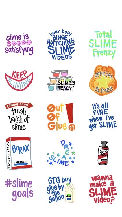 Slime Stickers