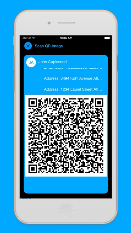 Share and Scan Contact