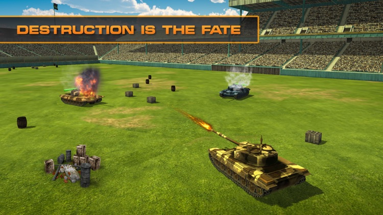 Tank Battle Demolition Derby-Tanks destroyer arena