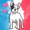 Frenchie - French Bulldog emoji stickers