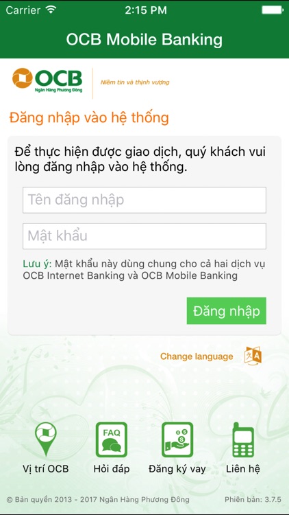 OCB Mobile Banking