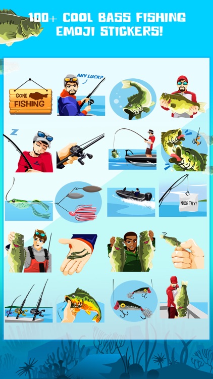 BassMoji – Pro Bass Fishing Emoji & Stickers Pro