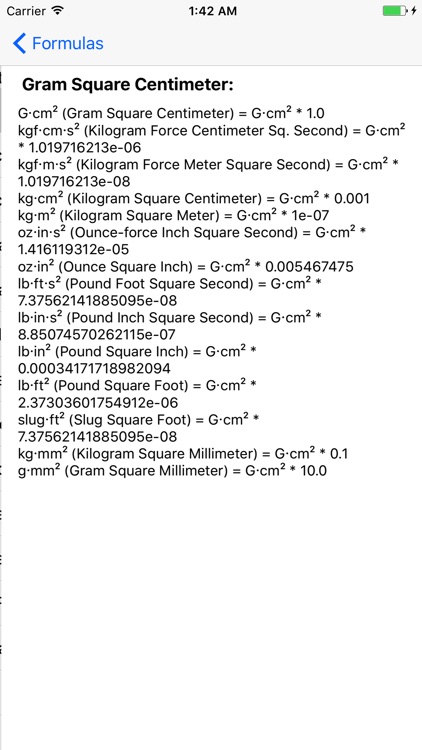 Moment of inertia converter screenshot-3