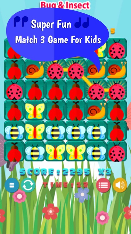 Bugs And Insects Match3 Blast Games