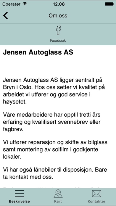 Jensen Autoglass AS screenshot 2