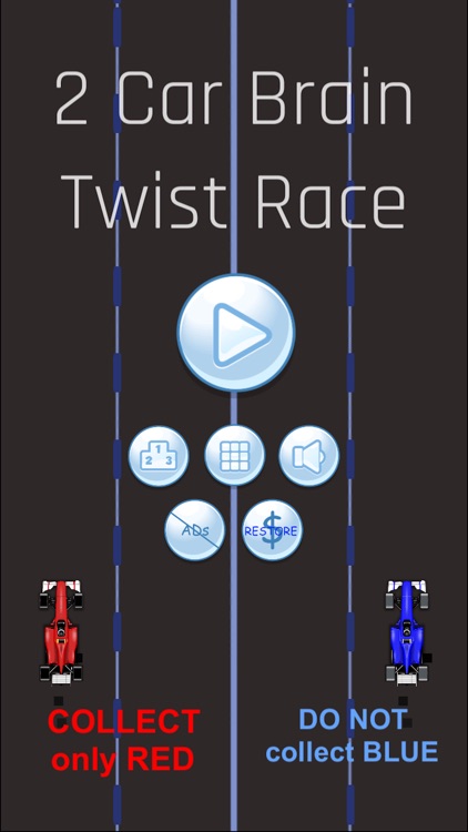 2 Car Brain Twist Race screenshot-0