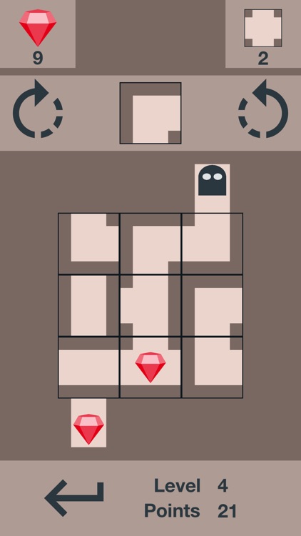 Gem Stealer - a maze/puzzle game with diamonds