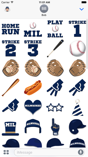 Milwaukee Baseball Stickers & Emojis(圖4)-速報App