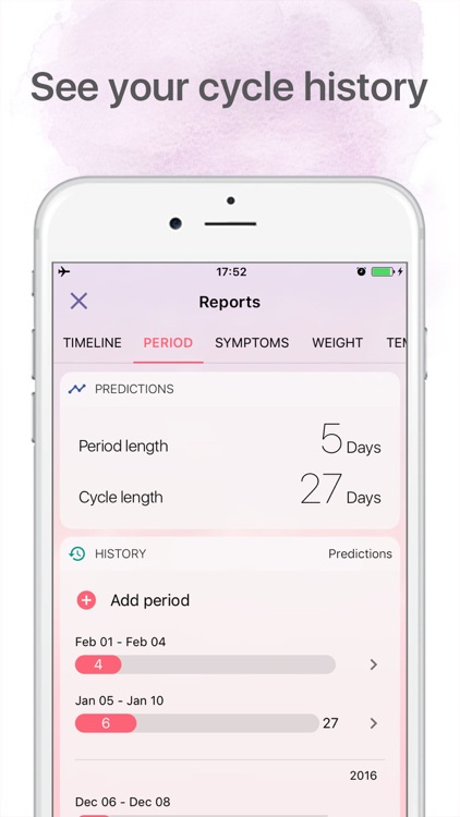 Period Tracker: Period Calendar Ovulation Tracker screenshot-3