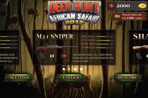 Deer Hunt African Safari 2015 screenshot 4