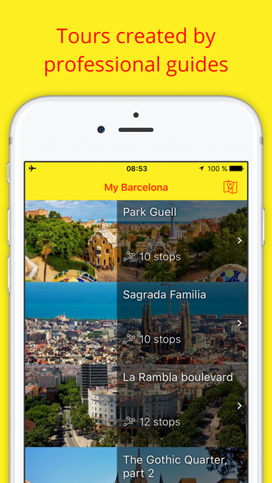 How to cancel & delete My Barcelona Travel guide & map with sights Spain from iphone & ipad 1