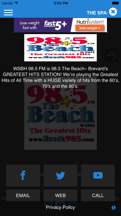 How to cancel & delete 98.5 The Beach WSBH from iphone & ipad 3