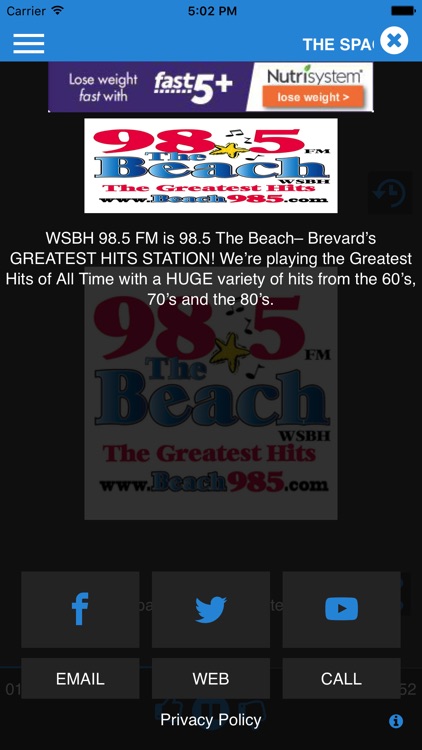 98.5 The Beach WSBH