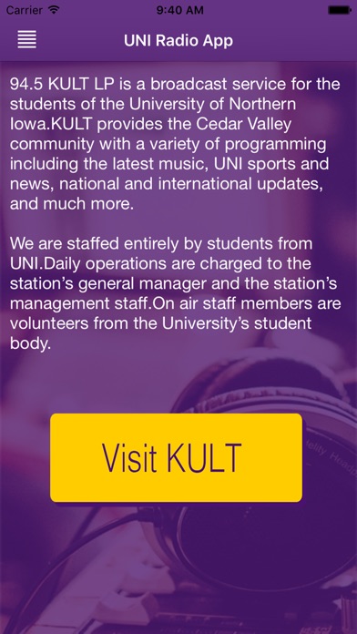 UNI KULT Radio screenshot 2