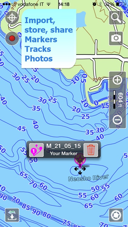 Aqua Map Missouri MO Lakes - GPS Nautical Charts screenshot-3