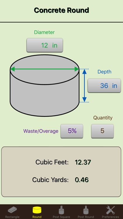Concrete Calc Elite - Cement Calculator Masonry