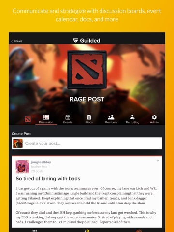 Guilded - community chat screenshot 2