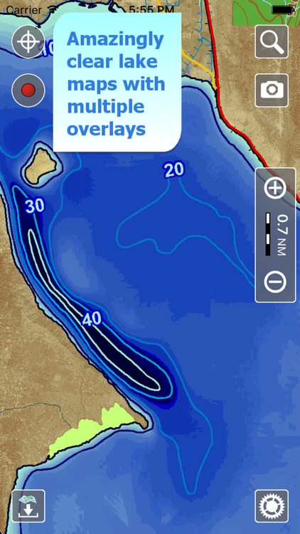 Aqua Map Oregon OR Lakes HD - GPS Nautical Charts