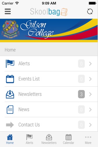 Gilson College - Skoolbag screenshot 2