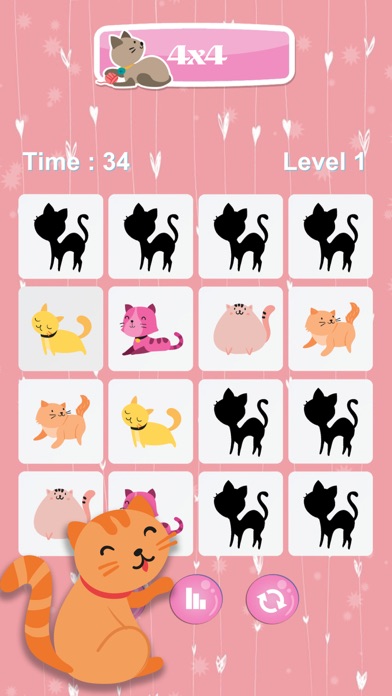 How to cancel & delete Cute Little Kitten Find Matching Game from iphone & ipad 1