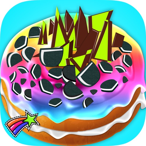 Rainbow Unicorn Donut Maker! Master Dessert Chef icon