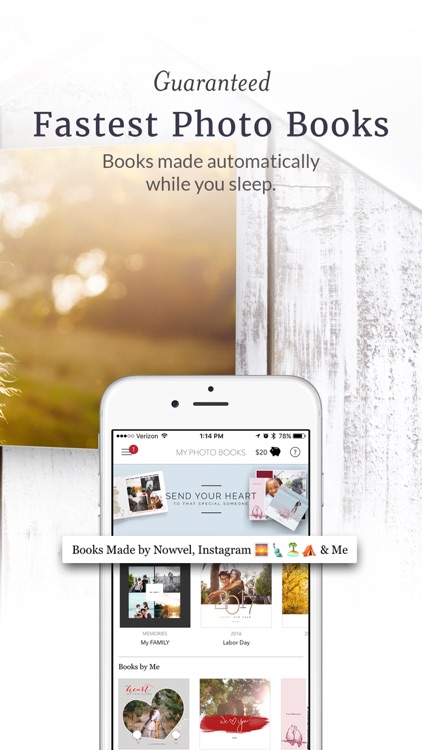 Fast Photo Book Printing & Video Sharing by Nowvel