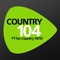 COUNTRY 104, #1 FOR COUNTRY HITS 