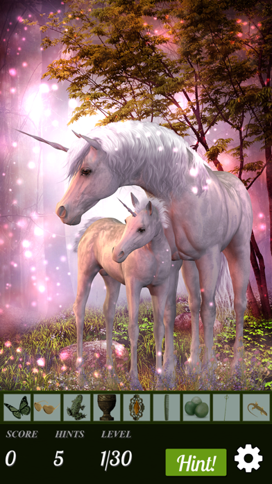 Hidden Object - Unicorns Illustrated screenshot 4
