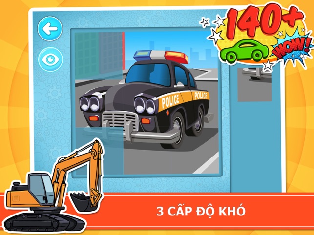 Xếp hình Ô tô và Xe : Trò chơi Logic cho Trẻ em