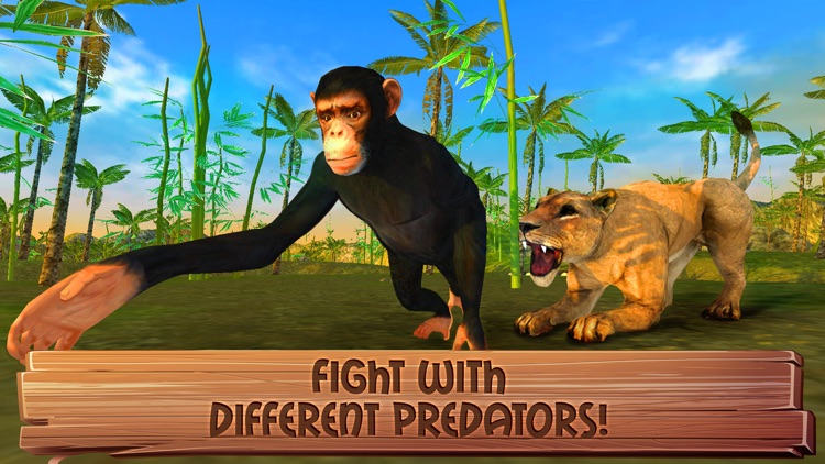 Chimpanzee Monkey Simulator: Jungle Survival