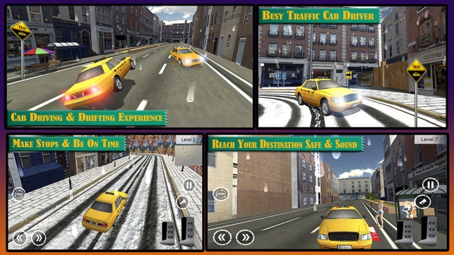 Euro City taxi Driver: The extreme Snow Driving(圖1)-速報App