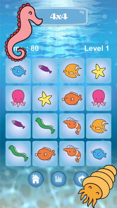 How to cancel & delete Ocean Match Puzzle Find The Pairs for kid from iphone & ipad 2