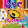 abc alphabet coloring pages with sound for kids