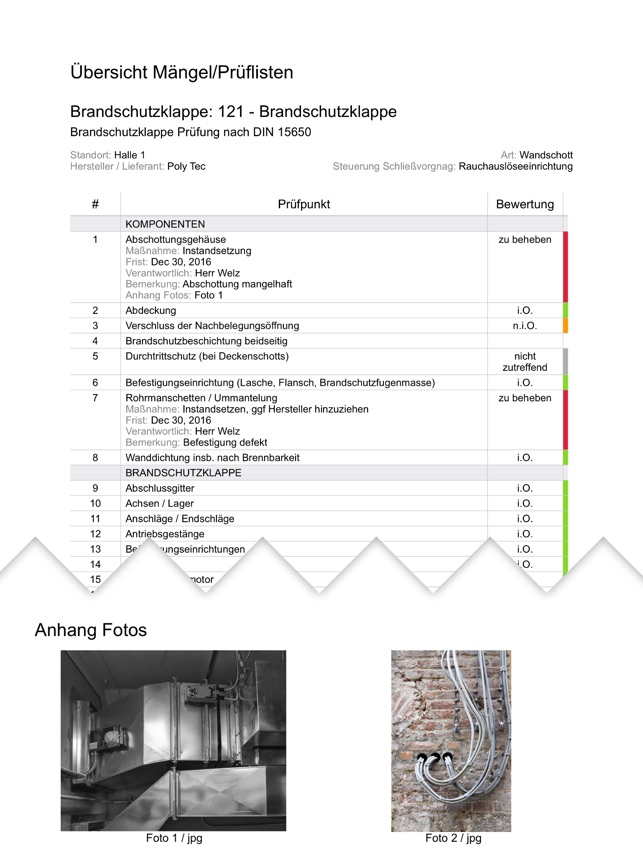 Brandschutzklappen und Brandabschottung - Prüfung(圖4)-速報App