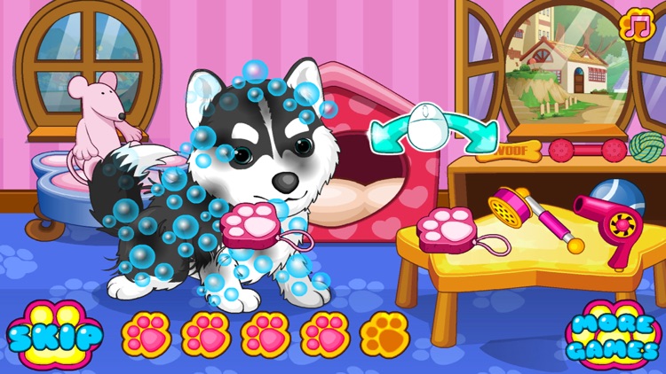 Cats & Dogs Grooming Salon—Dressup Game