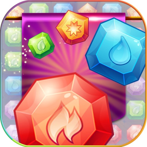 Magic Crystals match 3 Icon