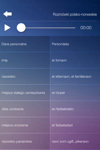 Rozmówki polsko-norweskie screenshot 4