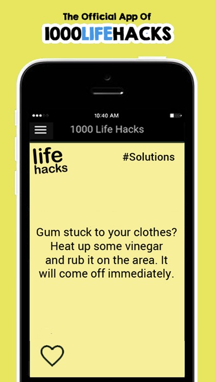 One Thousand Life Hacks