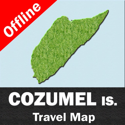 COZUMEL ISLAND – GPS Travel Map Offline Navigator